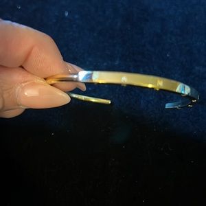 NEW 14 kt GOLD PANDORA BRACELET 1TARNISH RESISTANT. Plated